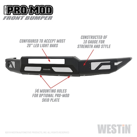 Westin Pro-Mod Front Bumper 58-41055